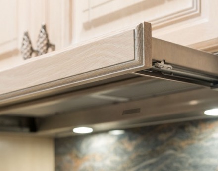 Telescopische of uitschuifbare dampkappen